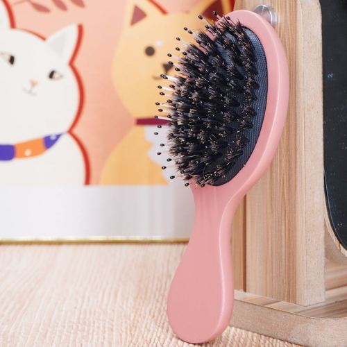 Portable Animal Bristle Hair Shunfa Massage Comb Factory in Stock Wholesale