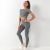 European and American Tight Nude Feel Yoga Suit Women's Quick-Drying T-shirt Fitness Yoga Wear Sports Top Super High Waist Yoga Pants
