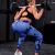 Cross-border seamless peach yoga tight trousers women's tie-dyed tie-wrap printed high waist hip lift sports running fitness pants