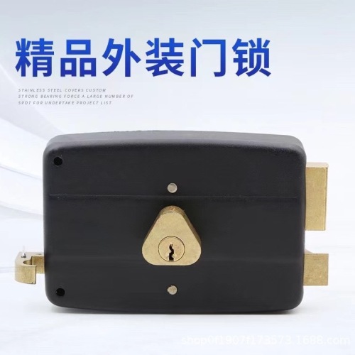 厂家直供老式房门门锁540卧室木门锁具全铜锁芯家用牛头锁