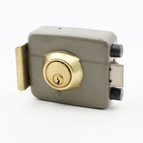 牛头锁木门锁老式二保险外装门锁室外大门暗锁 南美洲市场