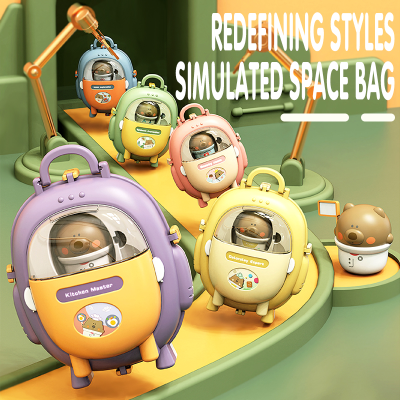 Children's family toys, boys and girls, simulated space bags, puzzle switchable kitchen makeup, medical toys