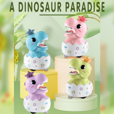 New Children's Press Toys Inertia Walking Rebound Dinosaur Small Toys Baby Puzzle Toys Small Gifts Wholesale