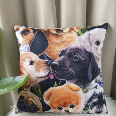 Popular Cross-Border Dogs and Cats Series Cushion Pillow Sofa Cushion