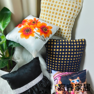 New Fashion Plaid Model Room Sofa Pillow Cases Pillow Cushion