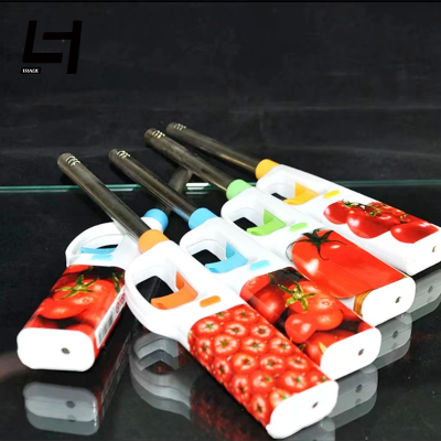 Fine Lighter Series Water Graph Long Brush Holder Igniter Exquisite Pattern + Exquisite Rod Body