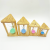 Exquisite Timer Hourglass Wooden Square Apple Triangle round Timer Hourglass 3 5 10 15 Seconds Min