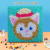 Exquisite DIY Fur Ball Painting Series Sanrio Disney Series Strawberry Bear Kitty Cat