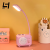 Exquisite Table Lamp Cartoon TV Mini Cubby Lamp Baby Blue and Green Cartoon Bunny Cubby Lamp-Pink Green Orange