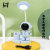 Exquisite Table Lamp Cartoon Spaceman Pencil Sharpener + Cubby Lamp Pink White Blue Rabbit Multifunctional Lamp Coffee Blue Pink