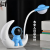 Exquisite Table Lamp Clip Touch Screen Lampshade Table Lamp (Gray Pink Green) Spaceman Moon Table Lamp (Blue Red White)