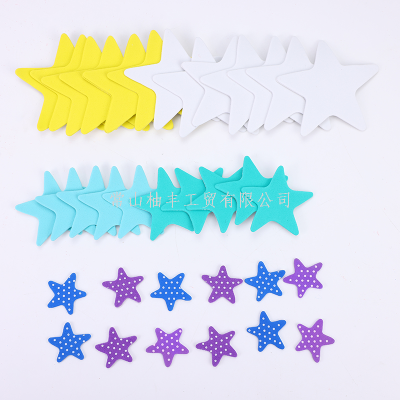 Factory Direct Five-Pointed Star Children's DIY Adhesive Foam Sticker Flash XINGX Adhesive Backing Stickers