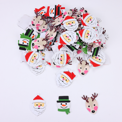 Christmas Eva Santa Claus Elk Printing Pressure-Sensitive Adhesive Children DIY Snowman Environmental Protection Sticker