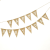 European and American Retro Birthday Party Decoration Hanging Flag Happy Birthday Linen Pennant