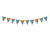 Happy Birthday Donut Expression Birthday Decoration Family Party String Flags Triangle Pull Flag Made by Paper