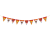Happy Birthday Donut Expression Birthday Decoration Family Party String Flags Triangle Pull Flag Made by Paper