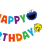 Happy Birthday Cookie Monster One Red Aimo Sesame Street Family Color Happy Birthday Letter Latte Art