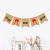 Happy New Year Linen Dovetail Hanging Flag Happy New Year Fishtail Flag String Flags Cheers Wine Glass