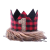 Red and Black Plaid Linen 123onetwo Hat Baby Full-Year 1 Year Old Birthday Party Dress up Birthday Hat