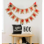 Halloween Party Decoration Fishtail Flag Bowknot Spider Happy Halloween Linen Swallowtail Hanging Flag