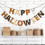 Colorful Pattern Happy Halloween Paper Dovetail Hanging Flag Halloween Party Decoration Garland Fishtail Flag
