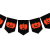 Pumpkin Black Reclusive Bulla Flag Halloween Party Decoration Banner String Flags