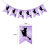 Factory Direct Supply Halloween Party Decoration String Flags Fishtail Flag Witch Dovetail Hanging Flag