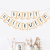 Orange Outer Frame Dot Happy Halloween Paper Dovetail Flag Halloween Party Decoration Garland Fishtail Flag