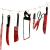 Horror Dress up Blood Knife String Blood Knife Hanging Flag Halloween Trick Ornaments Haunted House String Flags