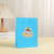 Kraft Paper Party Solid Color Card Gift Bag Gift Bag Birthday Entertainment Portable Paper Bag Factory in Stock