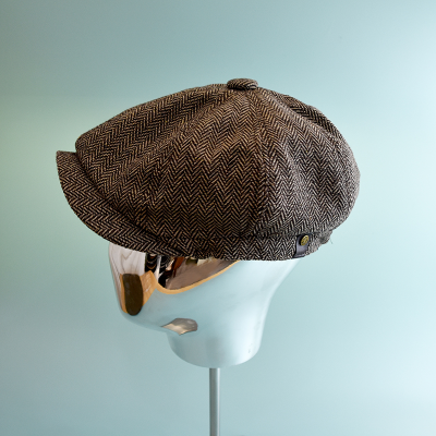 Hat Men's Beret Autumn and Winter New Cross-Border Octagonal Hat Woolen European and American Peaked Cap Painter Hat Forward Hat