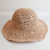 Korean Travel Foldable Seaside Straw Hat Sun Hat Female Sun Protection Beach Sun Hat All-Matching Fisherman Basin Hat Summer