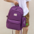bagsSchool Bag Large Capacity Waterproof Simple Fashion Backpack with Pencil Case Multi-Layer Middle School Backpack