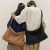 Fashion Brand Ins Fashion All-Match Men's Shoulder Bag Japanese Style Simple Tote Bag Korean Style Commute Leisure Messenger Bag for Women