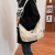 Fashionable All-Match Canvas Small Bag for Women 2023 New Advanced Texture Dumpling Bag Western Style Large Capacity Crossbody Bag