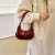 Advanced Texture Niche Bag Female 2023 Summer New Fashion Fashion Patent Leather Shiny Tote Shoulder Underarm Bag