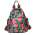 Ethnic Style Trendy Northeast Big Flower Backpack Couple Student All-Matching Western Style Waterproof Unisex Class Backpack