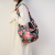 New National Fashion Northeast Big Flower Personality Bag Women's Shoulder Bag Large Capacity Ethnic Style Western Style All-Matching Messenger Bag