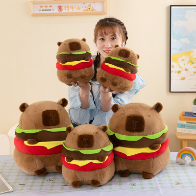 New Capabala Plush Doll Capybara Pillow Children's Day Gift Cartoon Plush Toy Delivery