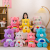 New Magic Rainbow Bear Doll Colorful Bear Internet Celebrity Pillow Bear Plush Toy for Girls Dormitory Decoration