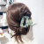 QianTAO Acrylic Square Hair Claw Imitation Acetic Acid Hair Claw Clip Geometric Hollow Hair Accessory