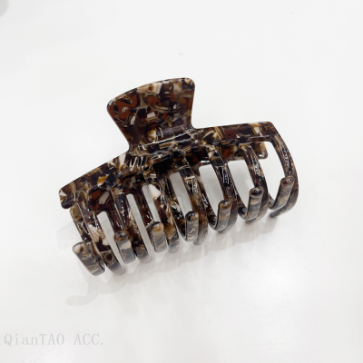 QianTAO acetate hair claw clip medium size acetate acid hair accessory