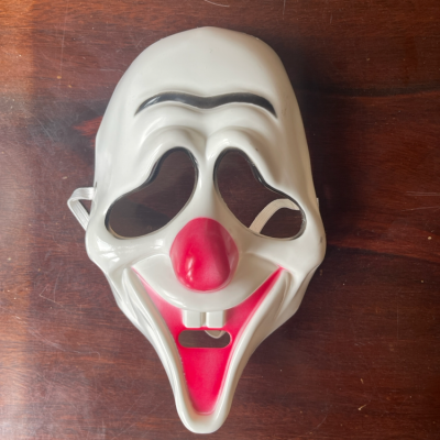 Halloween Mask Adult and Children Grim Reaper Single Piece Horror Ghost Face Ghost Festival Mask Wholesale White Clown Mask