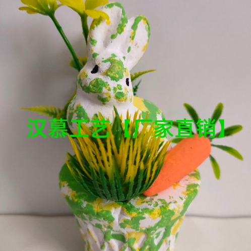Easter New Scene Decoration Supplies Creative Flower Basket Rabbit