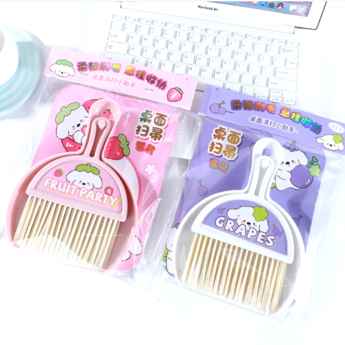 mini desktop cleaning small broom set keyboard cleaning combination tool household creative dustpan dust removal student