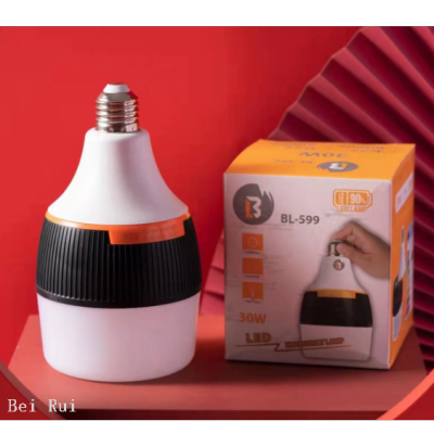 Emergency Light LED Lamp Globe Outdoor Household Rechargeable Bright Globe Detachable Volume-Saving Cross-Border Export