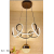 LED Lantern Dining Chandelier Living Room Lamps Iron Droplight Modern Creative Bedroom Light High-End Post-Modern
