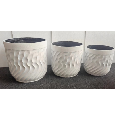 Magnesium Clay Flower Pot Indoor Flower Box Floor Combination Large Vase Decoration Creative Flowerpot Shopping Mall Flower Pot Foreign Trade