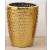 Gold-Plated Ceramic Flower Pot Combination Corrugated Kit Flowers Green Plant Decoration Floor Ornaments Home Decoration Ceramic Flower Pot
