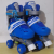 Children Flash the Skating Shoes Double Row Wheel Four-Wheels Shoes Roller Skating Skates Men and Women the Skating Shoes Wholesale Children Skates